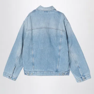 Acne Studios Distressed Relaxed Fit Denim Jacket