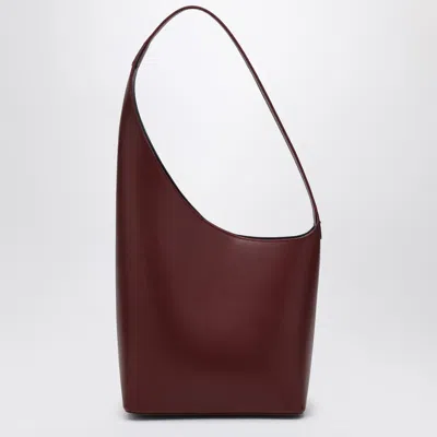 Shop Aesther Ekme Bordeaux Leather Demi Lune Bag
