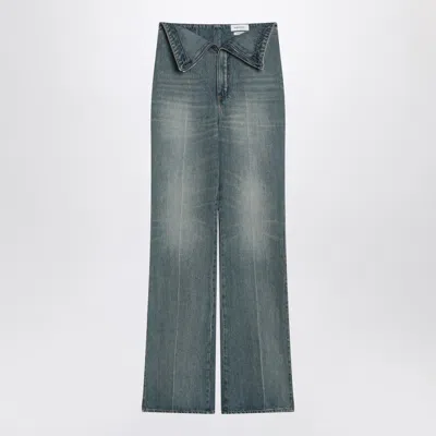 Alexander Mcqueen Alexander Mc Queen Flared Jeans With Turn Ups At The Waist