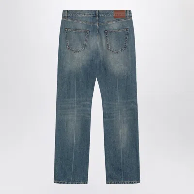 Alexander Mcqueen Alexander Mc Queen Faded Blue Jeans