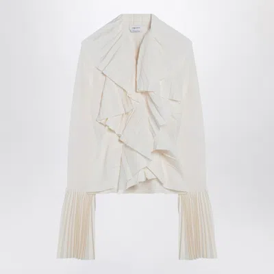 Alexander Mcqueen Ruffled Pleated Blouse