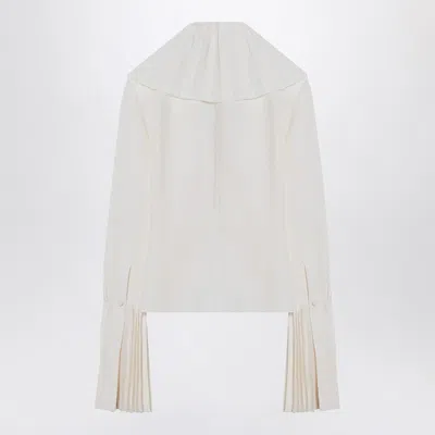 Alexander Mcqueen Ruffled Pleated Blouse