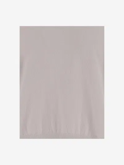 Allude Grey Bangs Wool Sweater