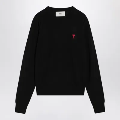 Ami Alexandre Mattiussi Ami Paris Logo-embroidered Stretch-cotton Sweatshirt