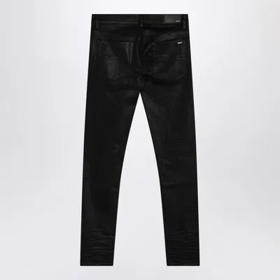 Amiri Vintage Black Skinny Jeans With Logo Embroidery