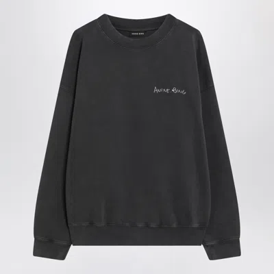 Shop Anine Bing Jaci Lyrics Black Washed Sweatshirt