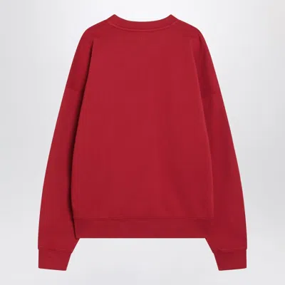 Anine Bing Miles Oversized Embroidered Cotton-jersey Sweatshirt