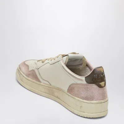 Autry Vintage Inspired Low-top Sneakers With Textured Accents