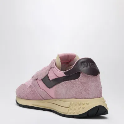 Autry Reelwind Low Sneakers In Roseate With Suede