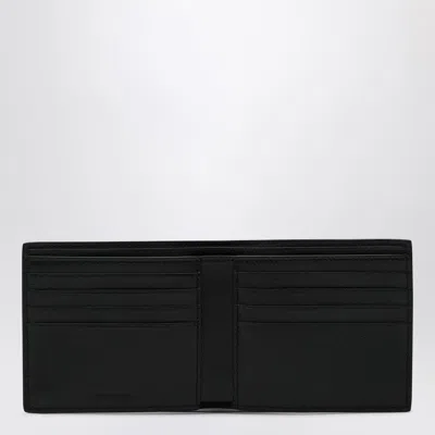 Balenciaga Black Horizontal Wallet With Logo Men