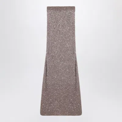 Balenciaga Sequin Embellished Maxi Skirt