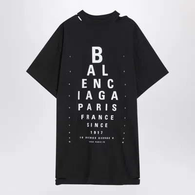 Balenciaga Extra Large Short-sleeved T-shirt In Black