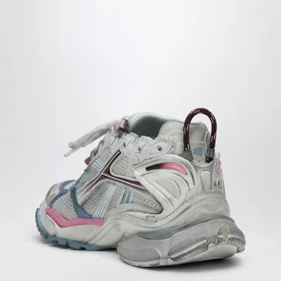 Balenciaga Sneaker Runner White Blue Pink Brown