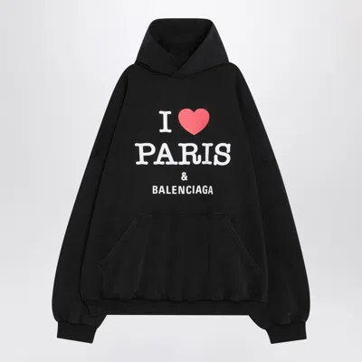Balenciaga Large Fit Graphic Hoodie