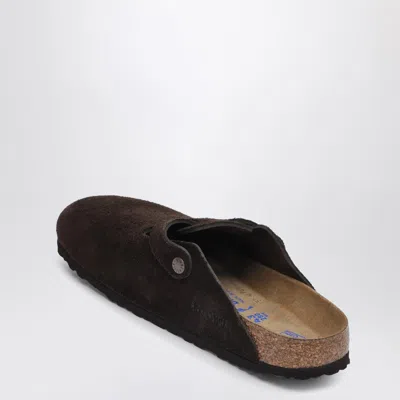 Birkenstock Suede Sandals Rubber Sole In Blue