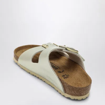 Birkenstock Arizona Slipper With Open Toe And Cork Sole In Neutral
