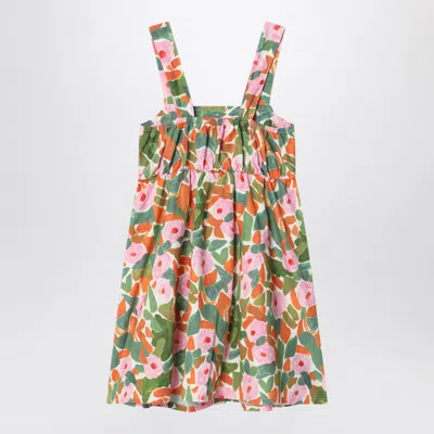 Shop Bobo Choses Multicolored Floral Patterned Dress