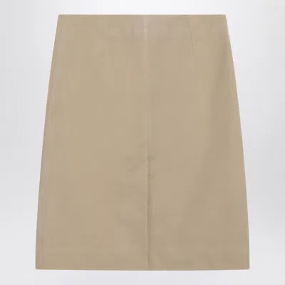 Burberry High Waist Knee-length Skirt With Side Pockets
