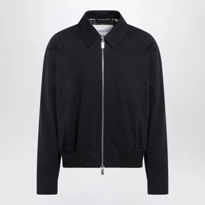 Burberry Long Sleeved Zip-up Shirt Jacket