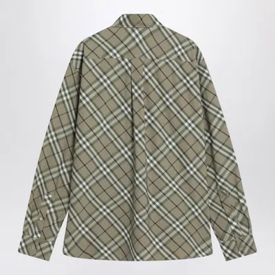 Burberry Embroidered Poplin Shirt With Button Cuffs