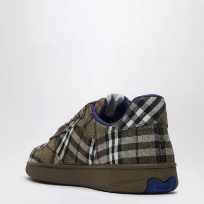 Burberry Checked Terrace Lace-up Sneakers