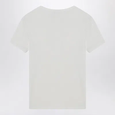 Calvin Klein White Ribbed T-shirt