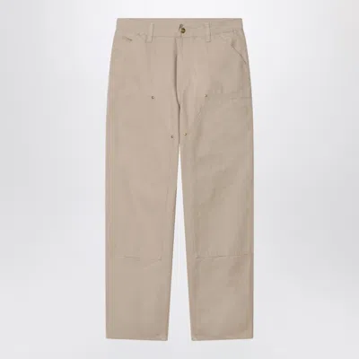 Carhartt Dusty Brown Rinsed Double Knee Pant