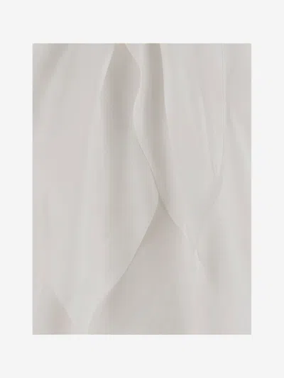 Carven Cotton Top With Bow