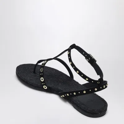 Castaã±er Pati Suede Flat Sandals