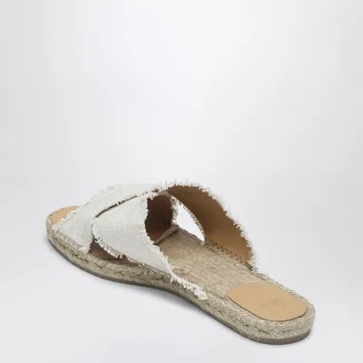 Castaã±er Palmera-032 Flats In White Canvas