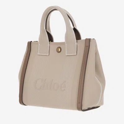 Chloé Carry Small Canvas Tote Bag