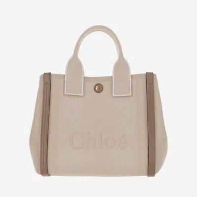 Chloé Carry Small Canvas Tote Bag