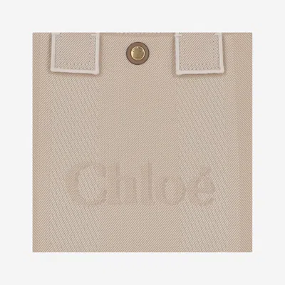 Chloé Carry Small Canvas Tote Bag