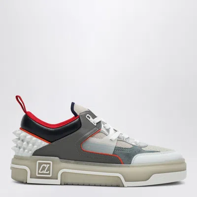 Christian Louboutin Astroloubi Sneakers In Grey Suede And Leather