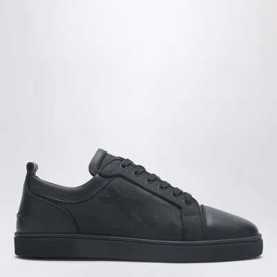 Christian Louboutin Louis Junior Suede And Leather-trimmed Ripstop Sneakers