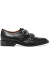 GIVENCHY STUDDED BROGUES IN BLACK LEATHER