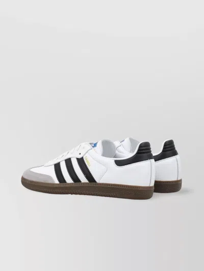 Adidas Originals Womens Silver Metallic Black Gu Samba Og Logo-print Metallic-leather Low-top Trainers Eur 36 / 3 Uk In White