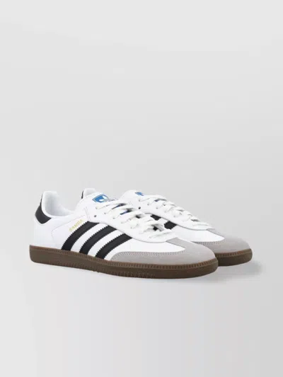 Adidas Originals Womens Silver Metallic Black Gu Samba Og Logo-print Metallic-leather Low-top Trainers Eur 36 / 3 Uk In White