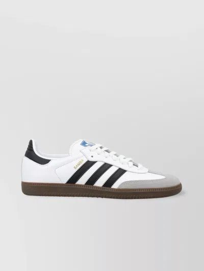 Adidas Originals Womens Silver Metallic Black Gu Samba Og Logo-print Metallic-leather Low-top Trainers Eur 36 / 3 Uk In White