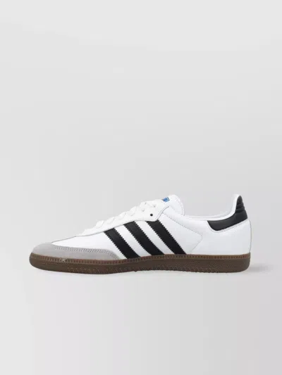 Adidas Originals Womens Silver Metallic Black Gu Samba Og Logo-print Metallic-leather Low-top Trainers Eur 36 / 3 Uk In White