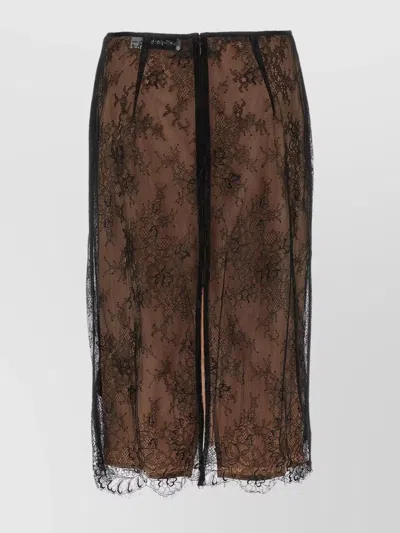 Self-portrait Self Portrait 'black Lace Midi' Skirt