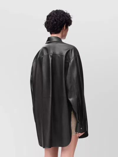 Loewe Lambskin Shirt In Black