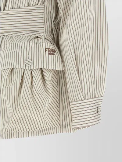 Fendi C.p.company Wool Knitwear Cardigan In White