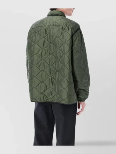 Oamc Peacemaker Zip-up Jacket In Forest Green