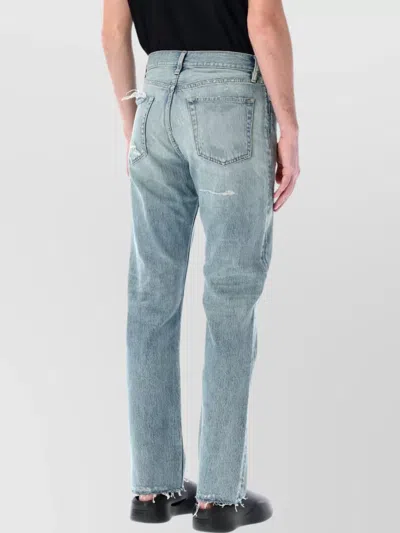 Fear Of God 5 Pocket Straight Leg In Blue