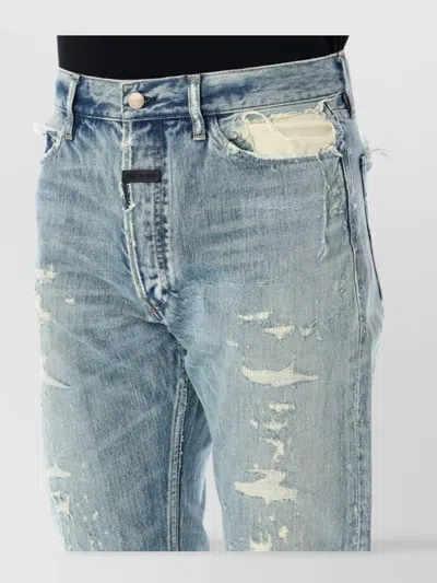 Fear Of God 5 Pocket Straight Leg In Blue