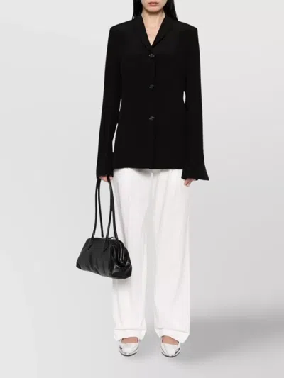 Totême Toteme Single-breasted Blazer Jacket In Black