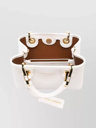 Emporio Armani Women's White Logo-print Bag With Handles