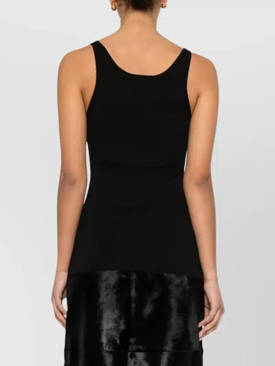 Totême Toteme Women Knitted Tank Top In Black