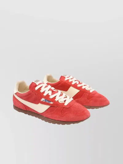 Autry Windspin Low Woman Suede Leather Sneakers